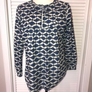 Denim Patterned Skirt